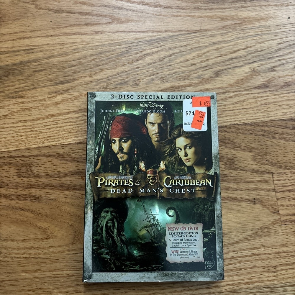 Pirates of the Caribbean The Dead Mans Chest 2 Disc Special Edition‎ DVD